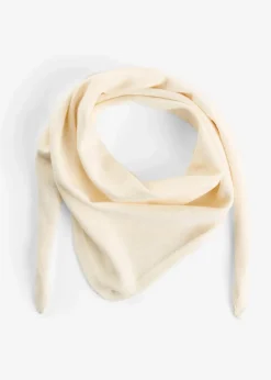 bonprix Schuhe & Accessoires In Spezialgrößen·Tücher & Ponchos|Schals & Tücher^Strick-Dreieckstuch naturbeige