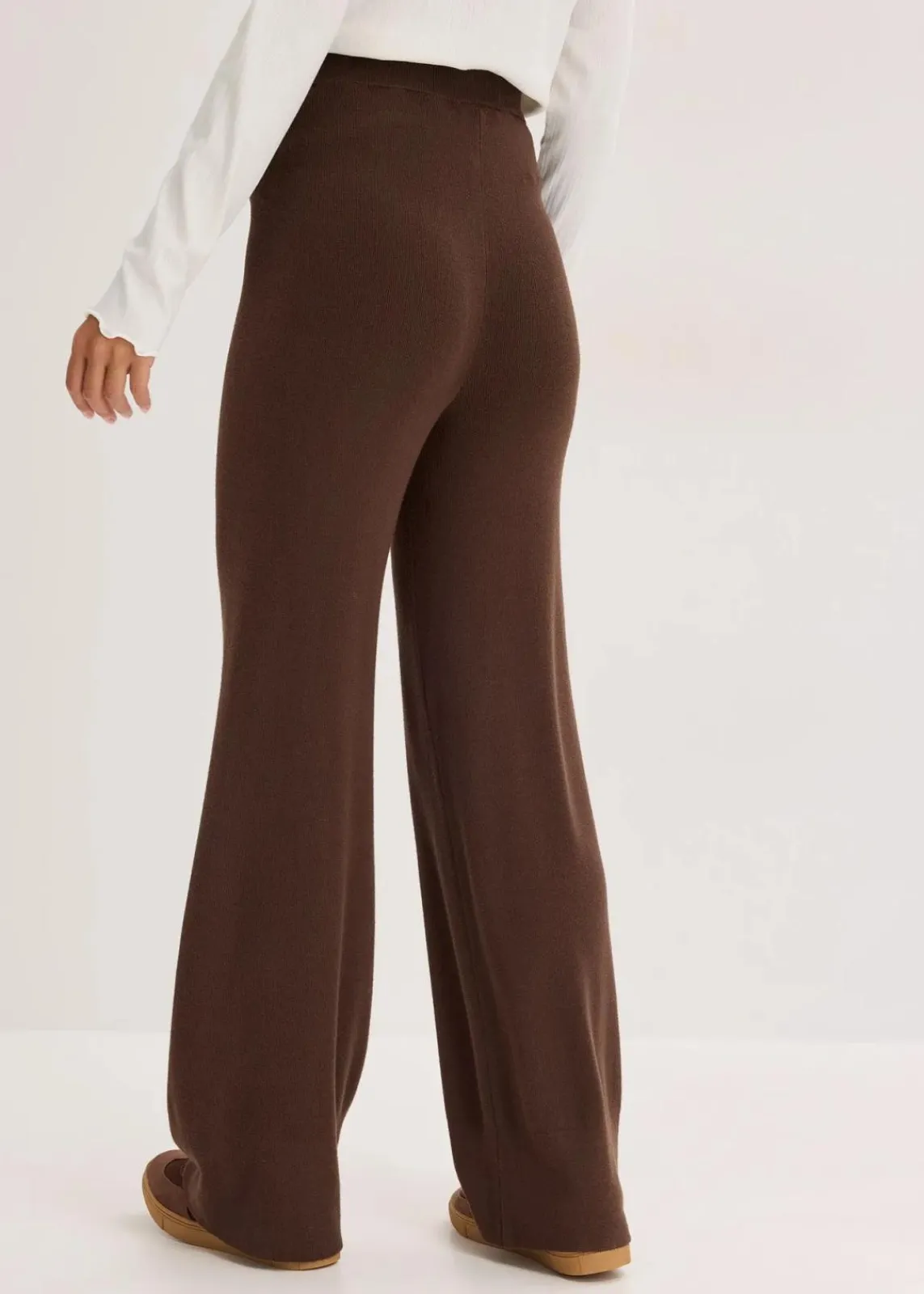 bonprix Bekleidung·Kleider|Hosen^Strickhose aus softem Viskose-Mix braun