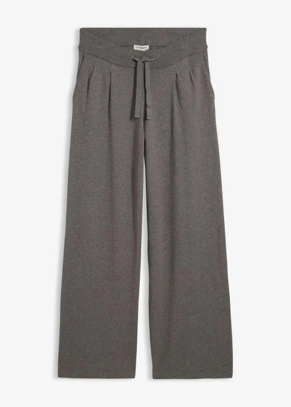 bonprix Bekleidung·Kleider|Hosen^Strick-Hose aus weichem Kaschmir-Mix grau meliert