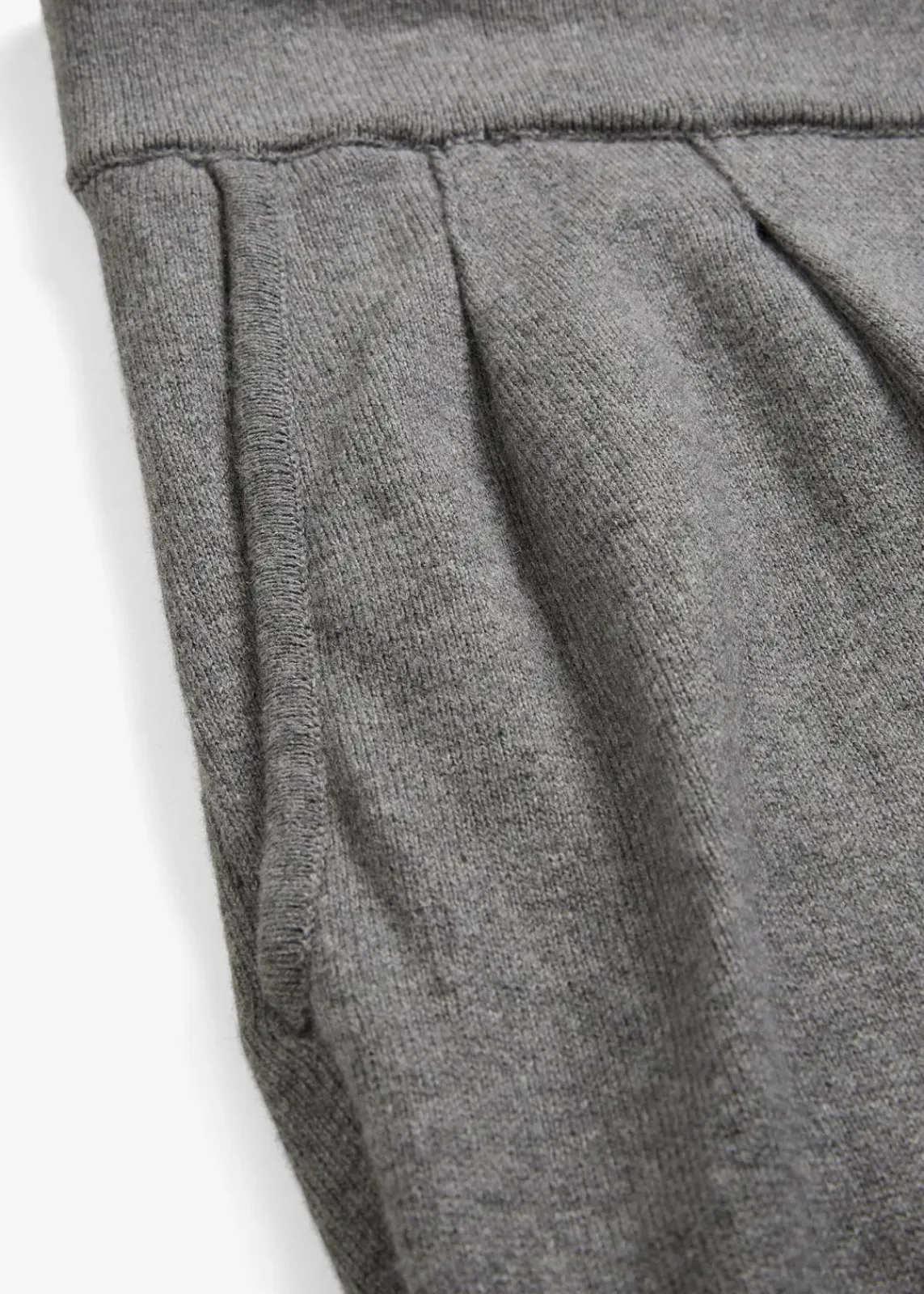 bonprix Bekleidung·Kleider|Hosen^Strick-Hose aus weichem Kaschmir-Mix grau meliert