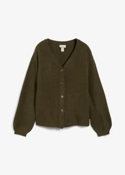 bonprix Bekleidung·Umstandsmode|Strickmode^Strickjacke dunkeloliv