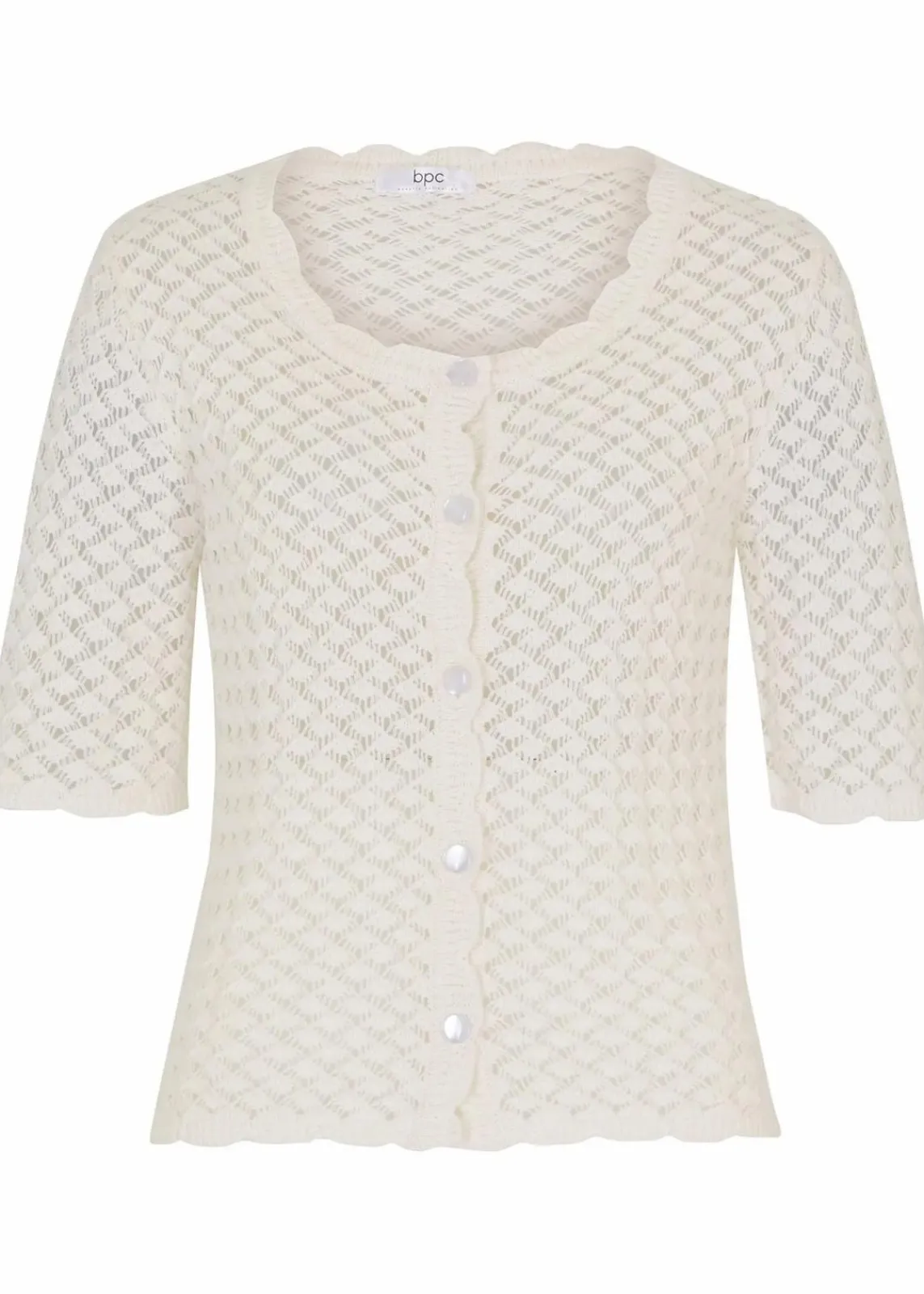 bonprix Bekleidung·Umstandsmode|Bekleidung·Jeans^Strickjacke weiß