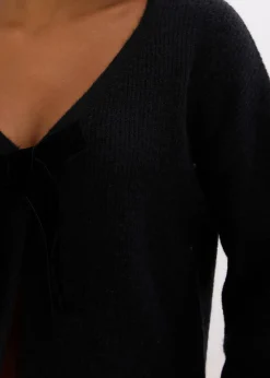bonprix Pullover & Strickjacken|Strickmode^Strickjacke schwarz