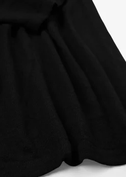 bonprix Pullover & Strickjacken|Basics^Strickjacke aus reiner leichter Baumwoll-Slub Qualität schwarz
