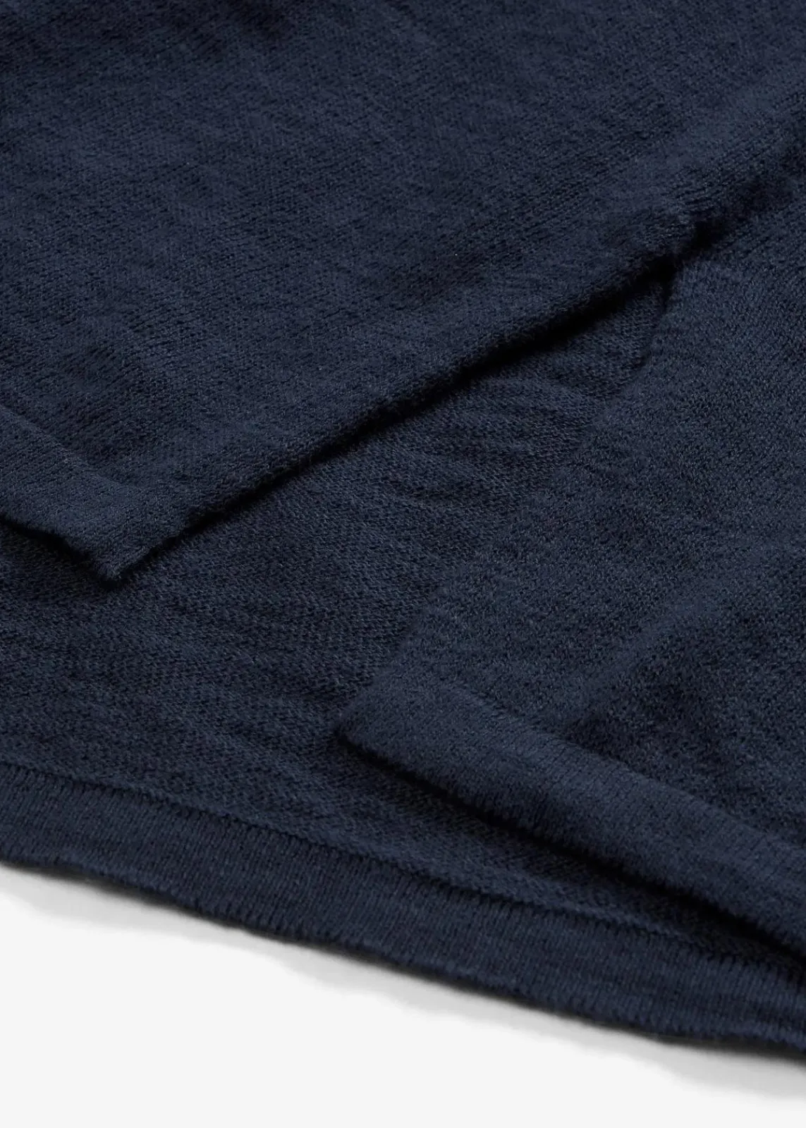 bonprix Bekleidung·Umstandsmode|Pullover & Strickjacken^Strickjacke aus reiner leichter Baumwoll-Slub Qualität dunkelblau
