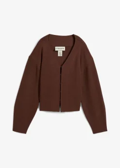 bonprix Pullover & Strickjacken|Strickmode^Strickjacke aus Viskose-Mix braun