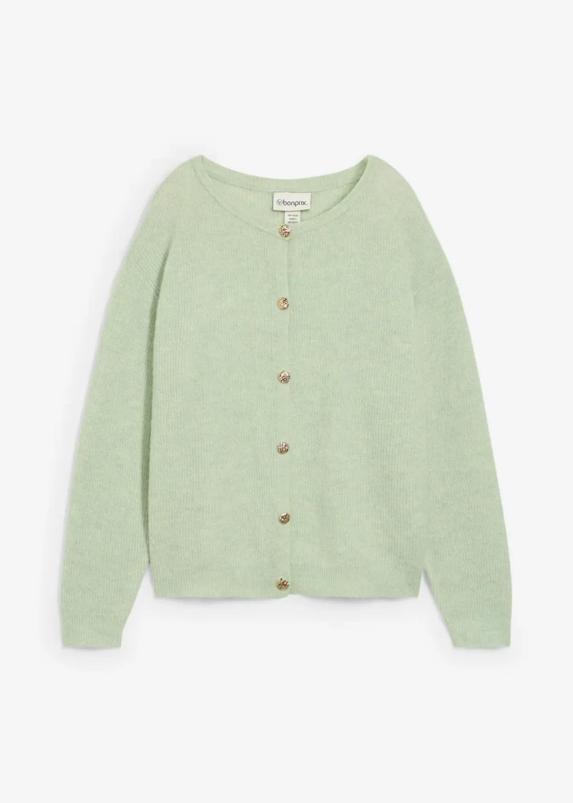 bonprix Pullover & Strickjacken|Bekleidung·Jeans^Strickjacke aus wärmendem Alpaka-Mix softsalbei
