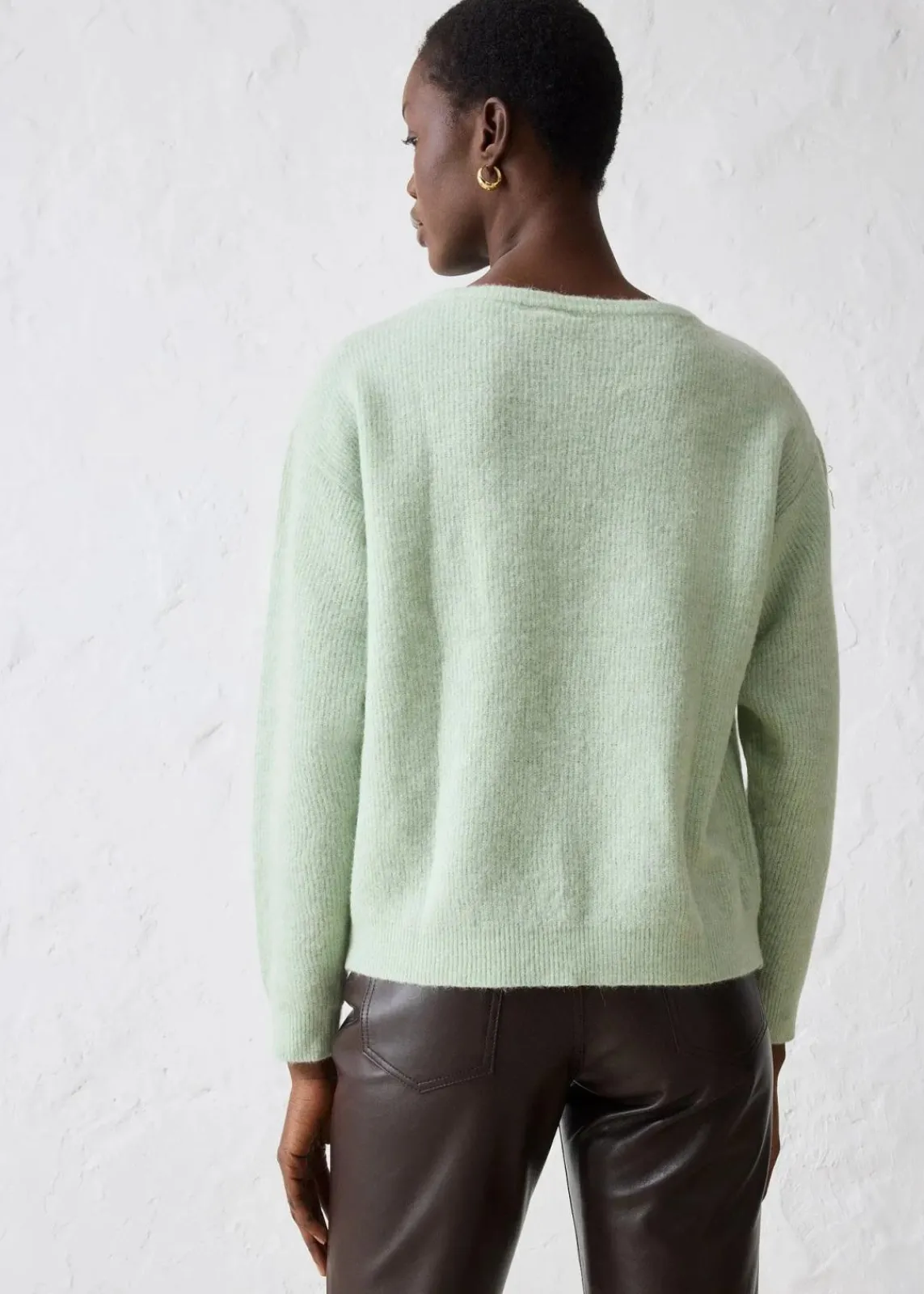 bonprix Pullover & Strickjacken|Bekleidung·Jeans^Strickjacke aus wärmendem Alpaka-Mix softsalbei