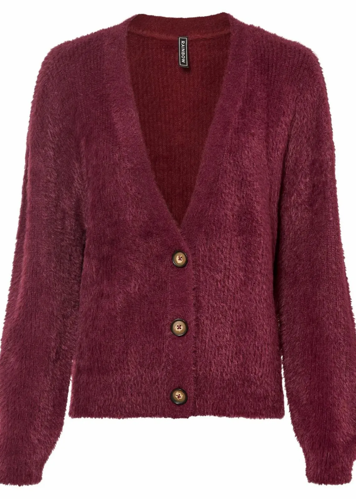 bonprix Bekleidung·Umstandsmode|Bekleidung·Jeans^Strickjacke mit Viskose rhododendronrot