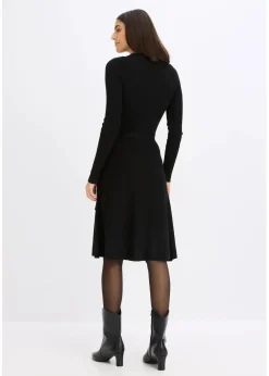 bonprix Bekleidung·Umstandsmode|Bekleidung·Pullover & Strickjacken^Strickkleid schwarz