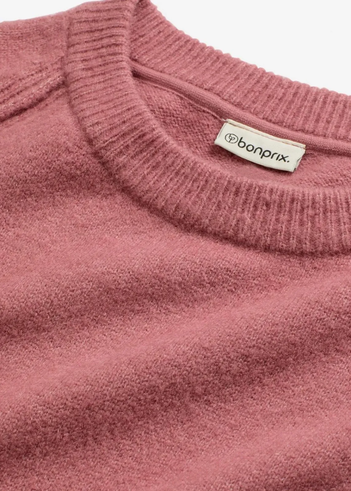 bonprix Kleider|Strickmode^Strickkleid softbeere meliert
