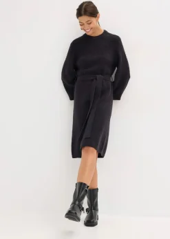 bonprix Bekleidung·Umstandsmode|Bekleidung·Pullover & Strickjacken^Strickkleid schwarz