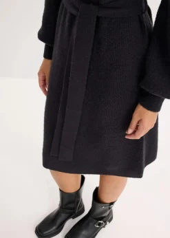 bonprix Bekleidung·Umstandsmode|Bekleidung·Pullover & Strickjacken^Strickkleid schwarz