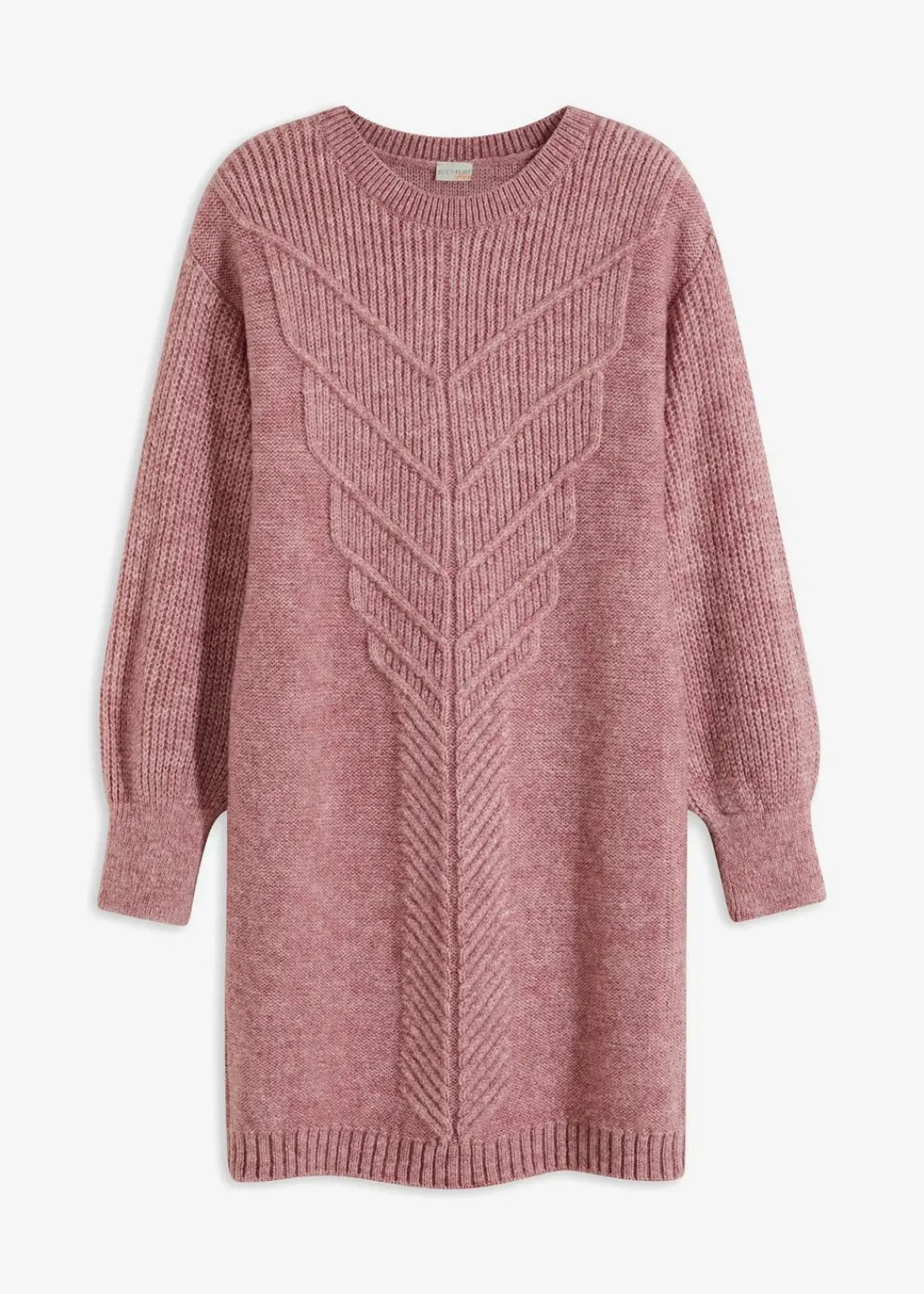 bonprix Kleider|Strickmode^Strickkleid rosa