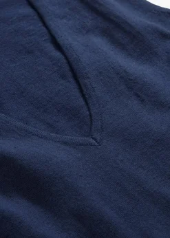bonprix Bekleidung·Umstandsmode|Strickmode^Strickkleid aus reiner Baumwolle dunkelblau