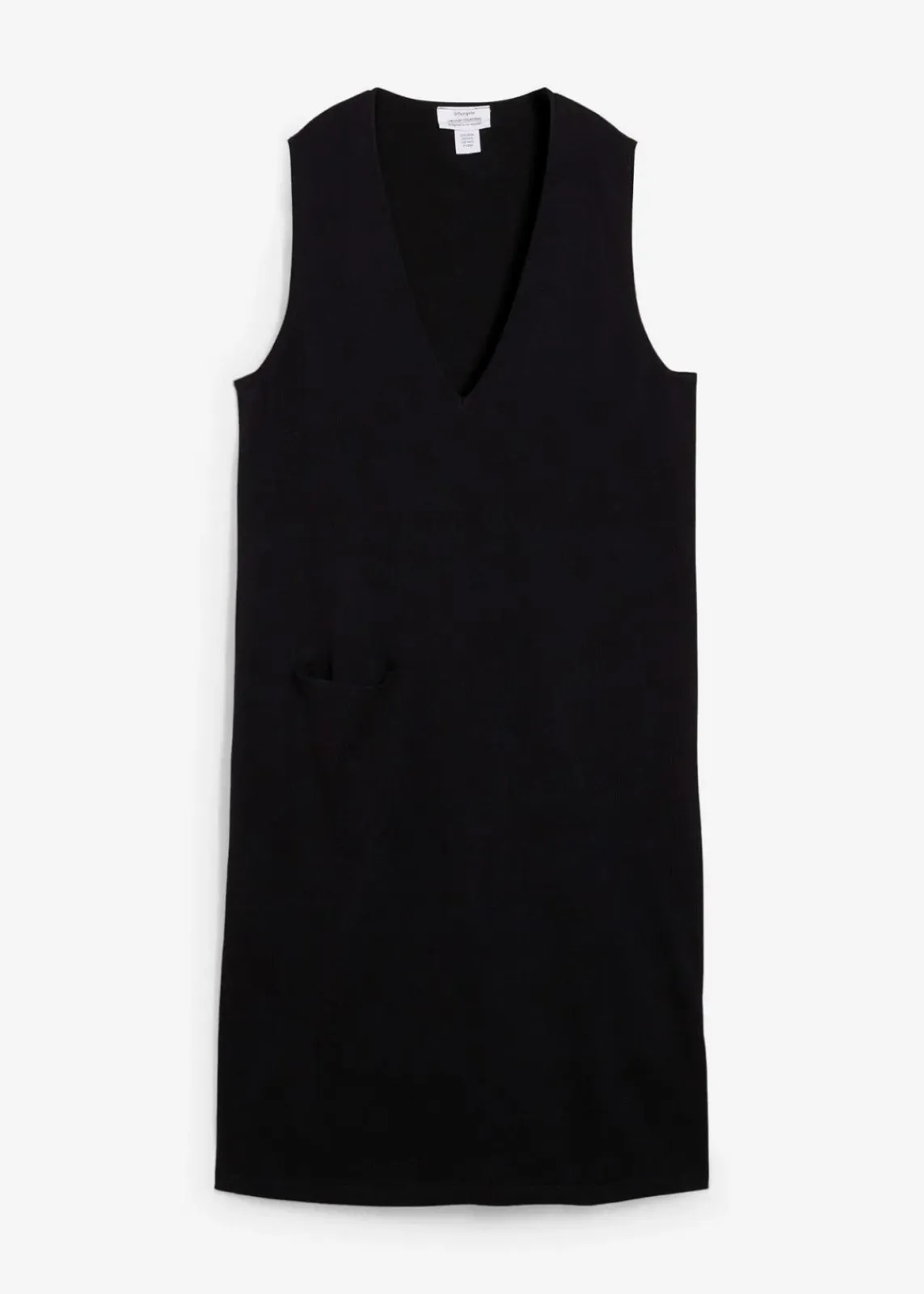 bonprix Bekleidung·Umstandsmode|Strickmode^Strickkleid aus reiner Baumwolle schwarz