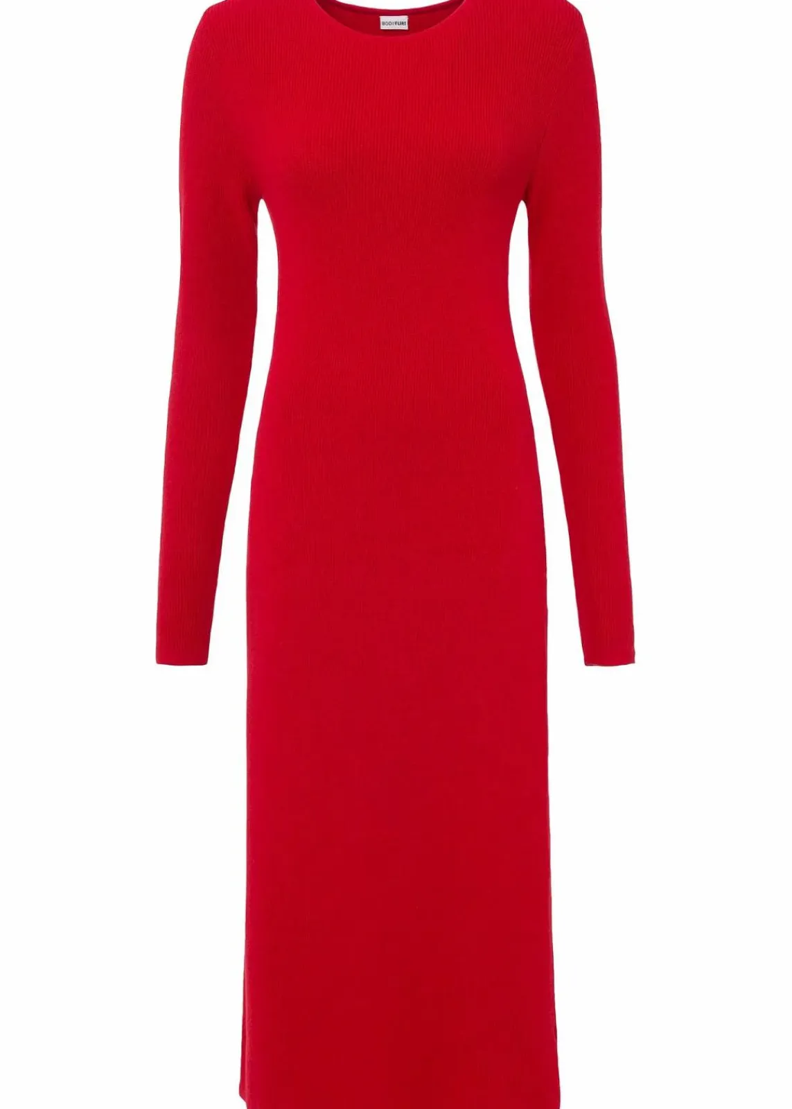 bonprix Bekleidung·Umstandsmode|Bekleidung·Pullover & Strickjacken^Strickkleid aus Viskose- Mix tiefrot