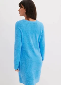 bonprix Bekleidung·Umstandsmode|Bekleidung·Pullover & Strickjacken^Strickkleid aus Viskose-Mix brilliantblau