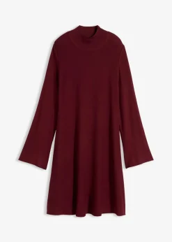 bonprix Bekleidung·Umstandsmode|Strickmode^Strickkleid in A-Linie aus Viskose-Mix ahornrot