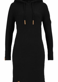 bonprix Bekleidung·Umstandsmode|Bekleidung·Pullover & Strickjacken^Strickkleid mit Kapuze schwarz