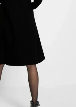 bonprix Bekleidung·Umstandsmode|Kleider^Strickkleid mit recycelter Baumwolle schwarz