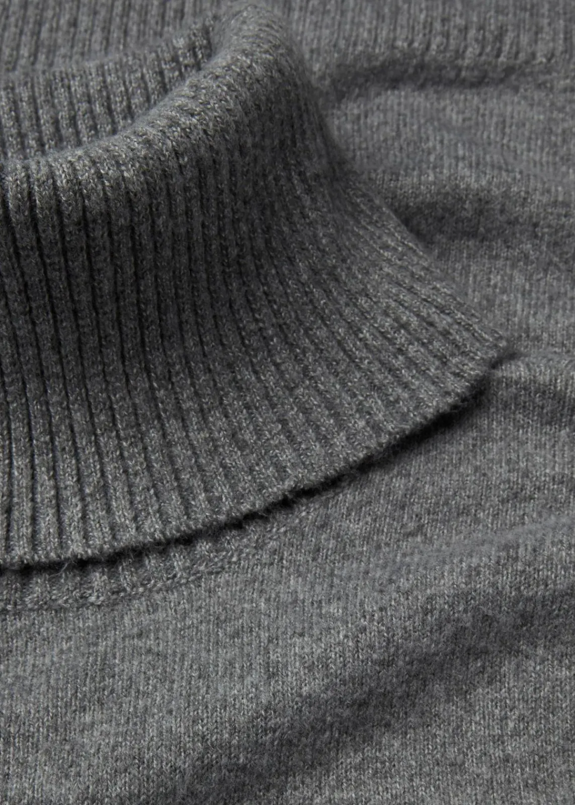 bonprix Bekleidung·Umstandsmode|Bekleidung·Pullover & Strickjacken^Strickkleid mit Rollkragen grau meliert