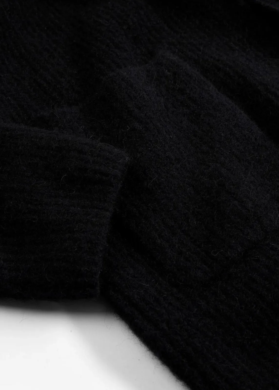 bonprix Bekleidung·Umstandsmode|Premium^Strickmantel mit Alpaka schwarz