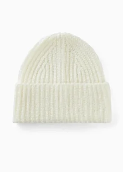 bonprix Mützen, Caps & Hüte^Strickmütze wollweiß