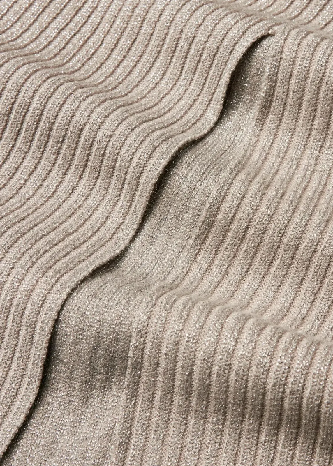 bonprix Bekleidung·Sportbekleidung|Röcke^Strickrock aus softem Viskose-Mix silber/naturstein