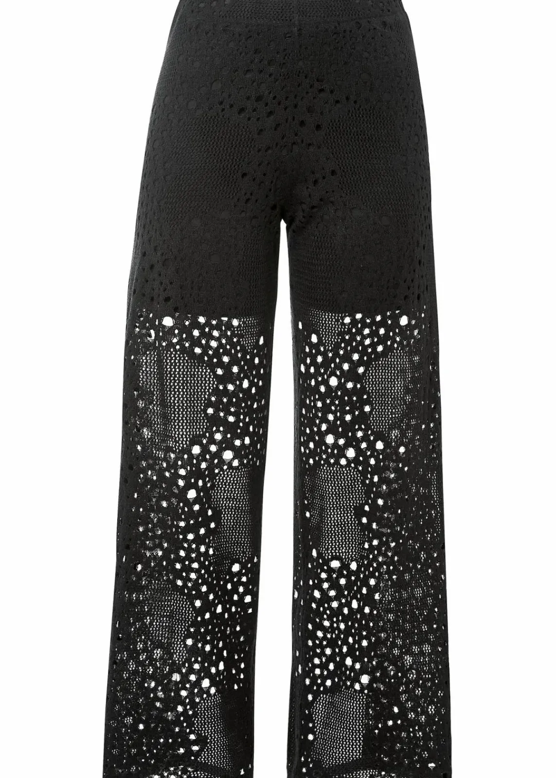 bonprix Hosen^Strick-Schlupfhose schwarz