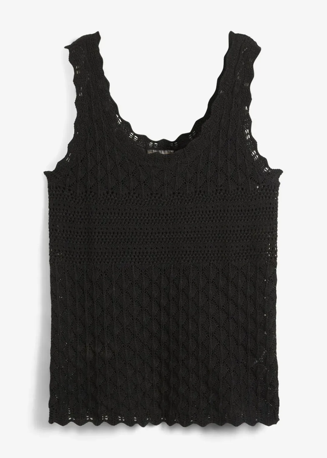 bonprix Bekleidung·Umstandsmode|Shirts & Tops^Stricktop aus Baumwolle schwarz