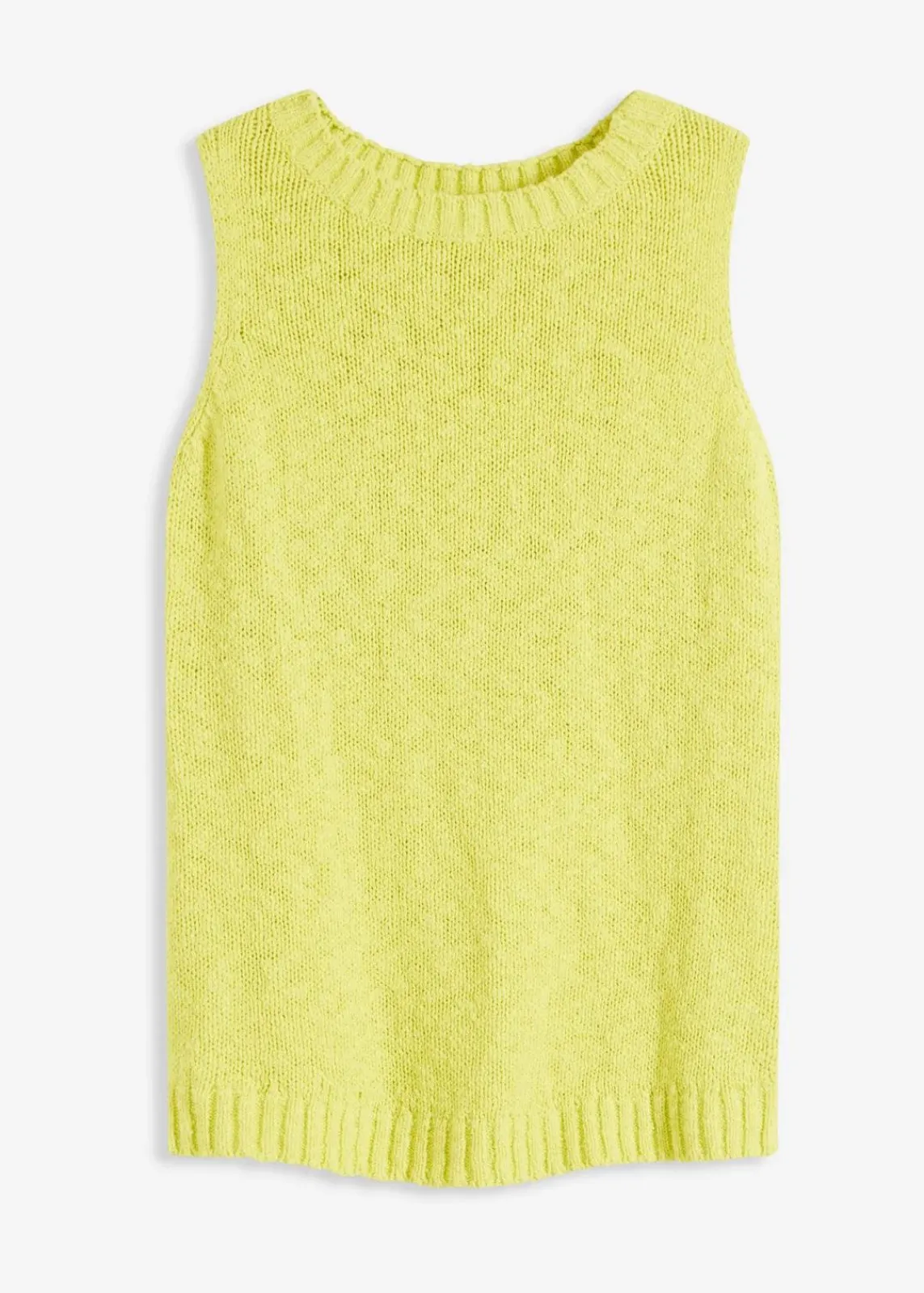 bonprix Bekleidung·Umstandsmode|Strickmode^Stricktop aus Baumwolle mit Noppenstruktur zitrusgelb