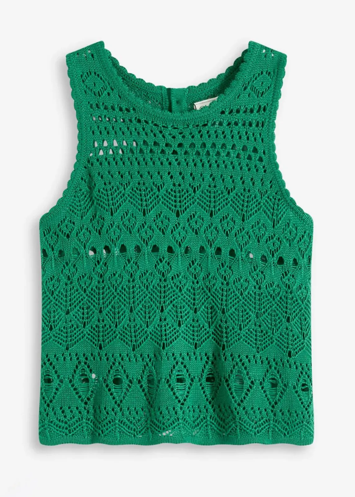 bonprix Shirts & Tops|Strickmode^Stricktop mit Lochstrickmuster edelsteingrün