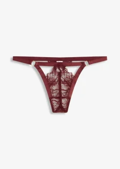 bonprix Wäsche·Erotikwäsche|Wäsche·Höschen^String burgunderrot