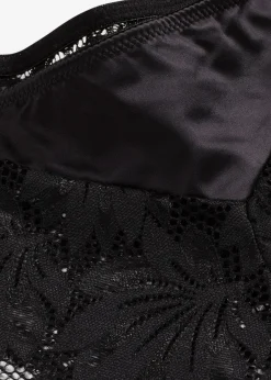 bonprix Wäsche·Dessous|Wäsche·Höschen^String Panty aus glänzendem Material schwarz