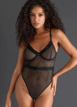 bonprix Große Cups D-H|Erotikwäsche^Stringbody schwarz