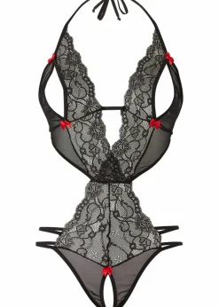bonprix Wäsche·Erotikwäsche|Erotikwäsche^Stringbody ouvert schwarz