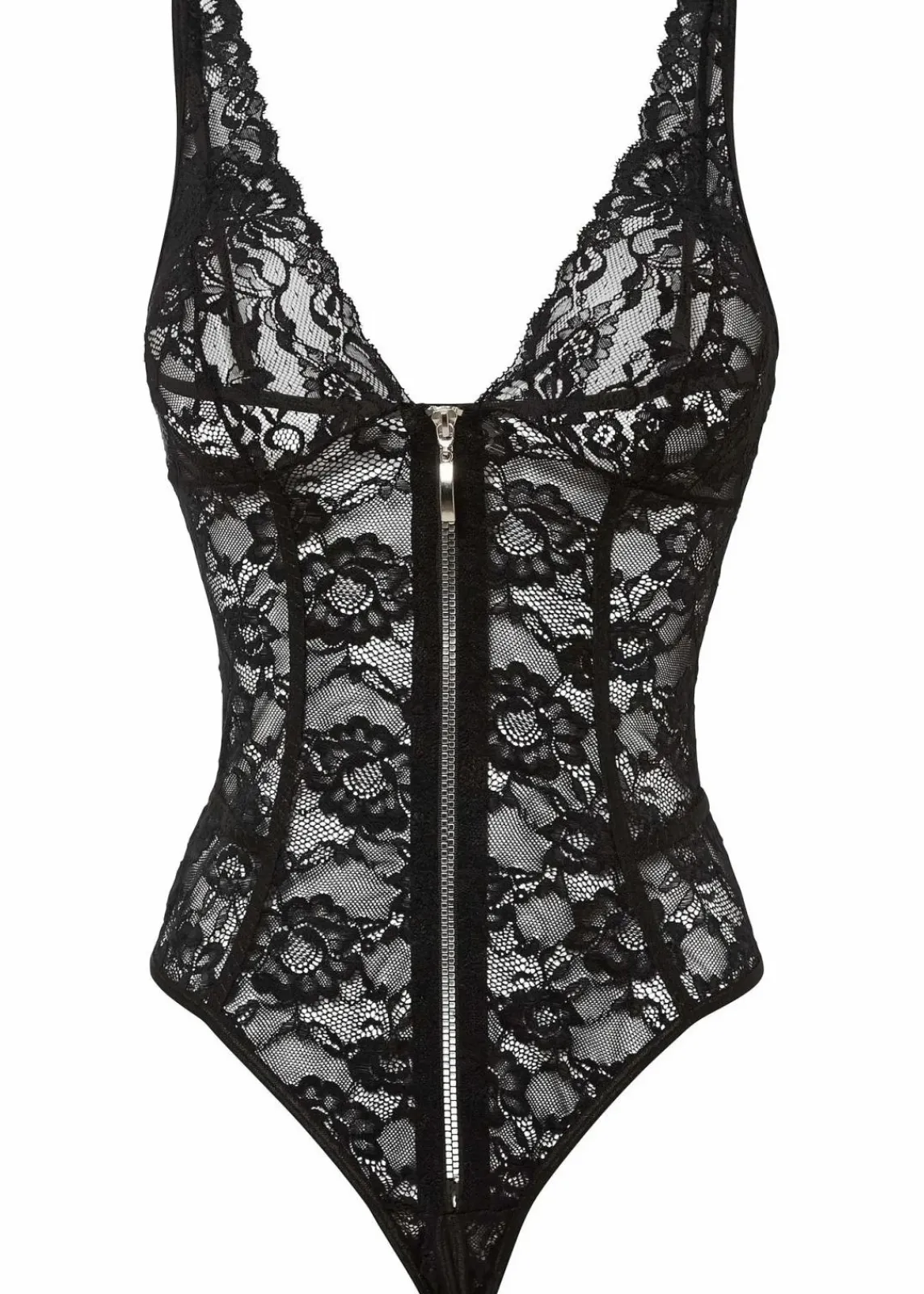 bonprix Wäsche·Erotikwäsche|Erotikwäsche^Stringbody ouvert schwarz
