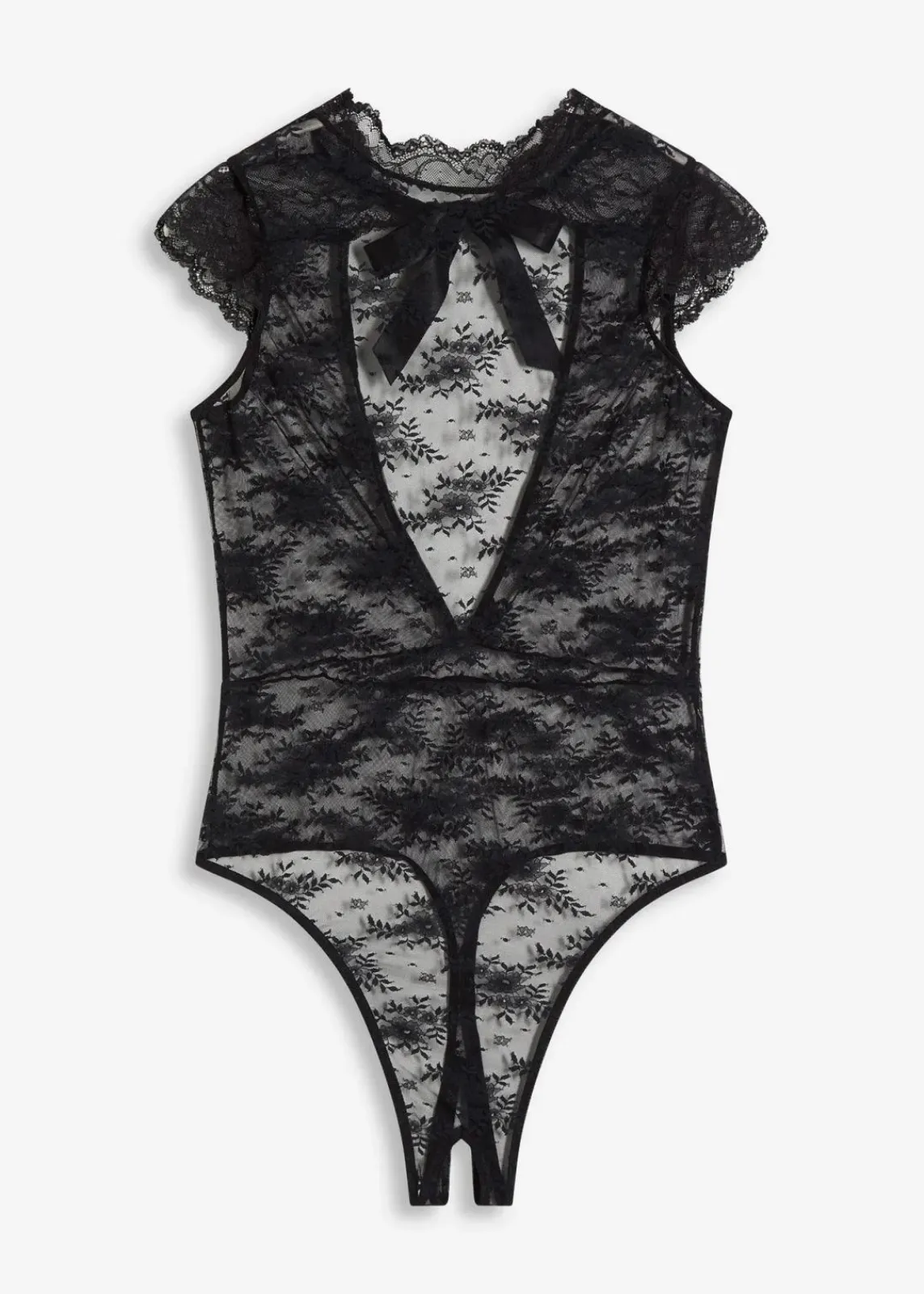 bonprix Wäsche·Erotikwäsche|Erotikwäsche^Stringbody ouvert schwarz