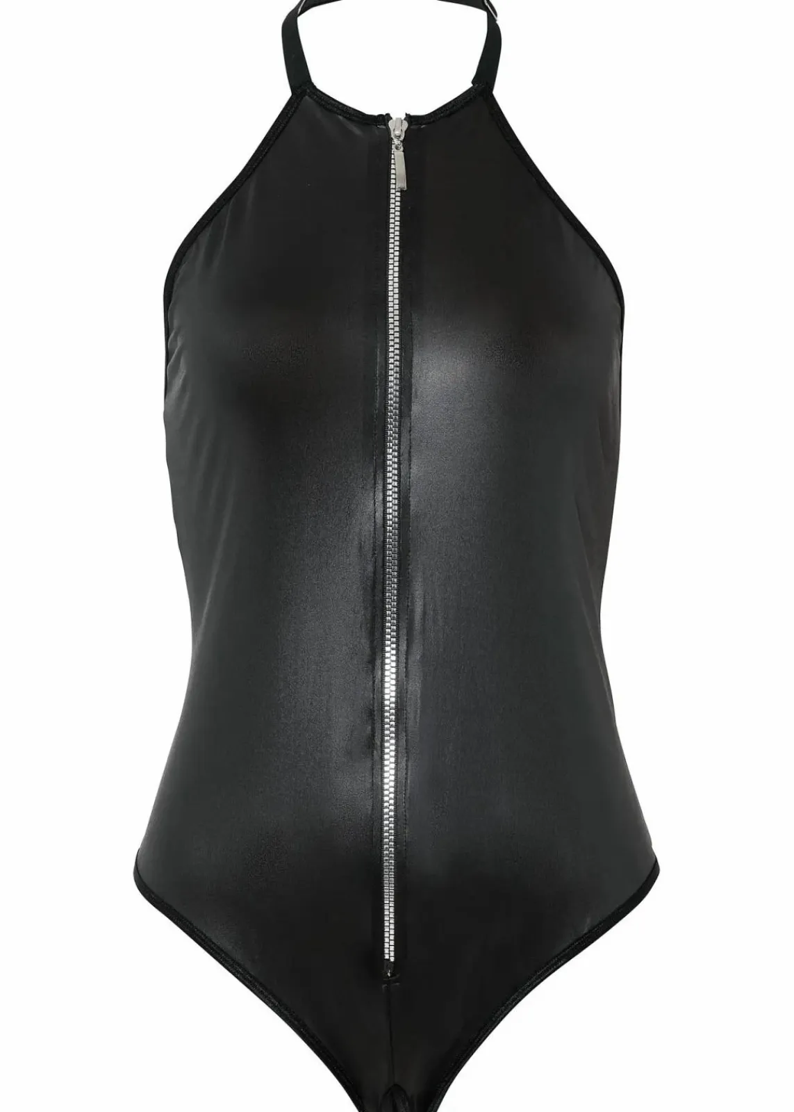 bonprix Wäsche·Erotikwäsche|Erotikwäsche^Stringbody ouvert aus Wetlook schwarz