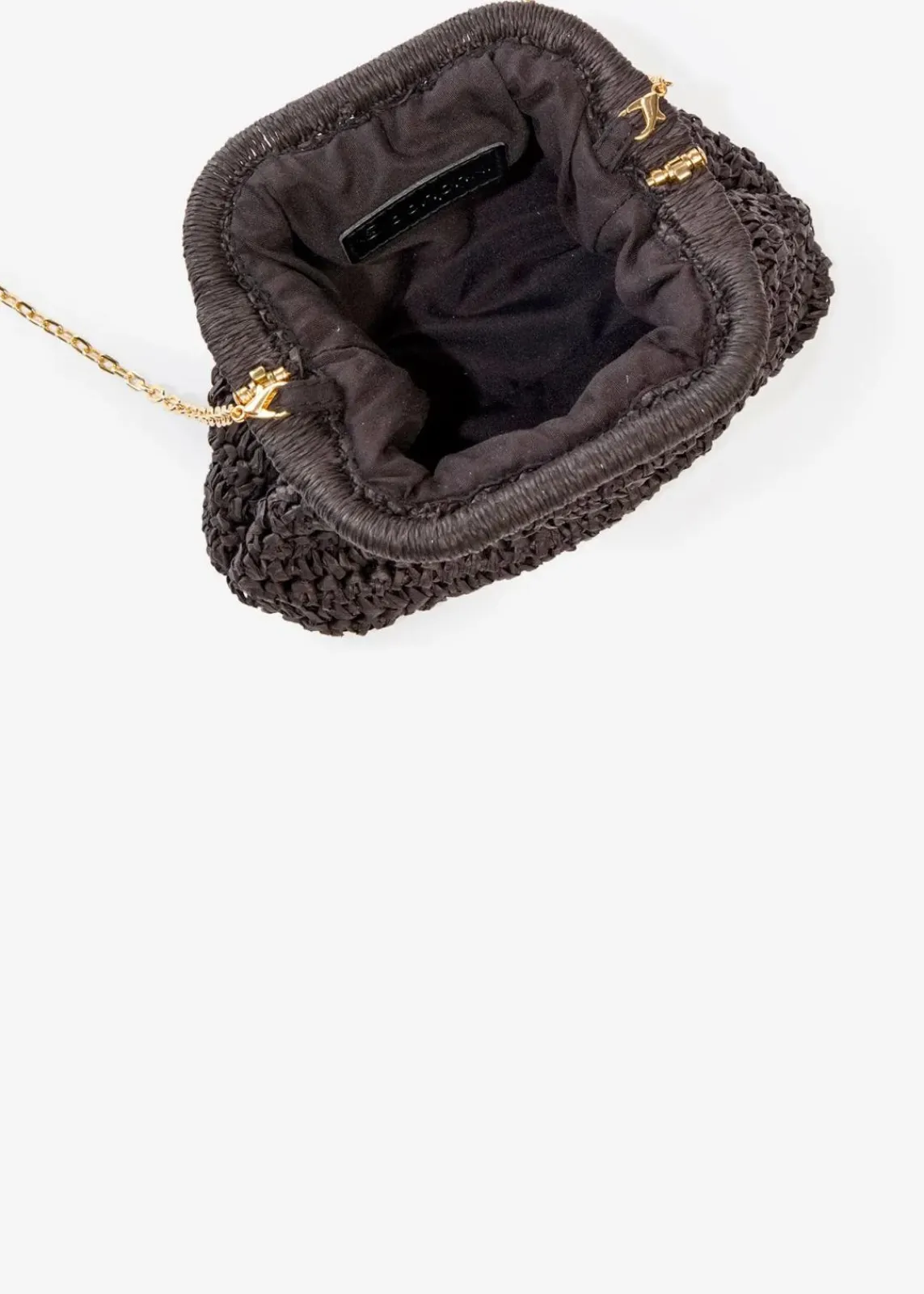 bonprix Taschen^Strohumhängetasche schwarz