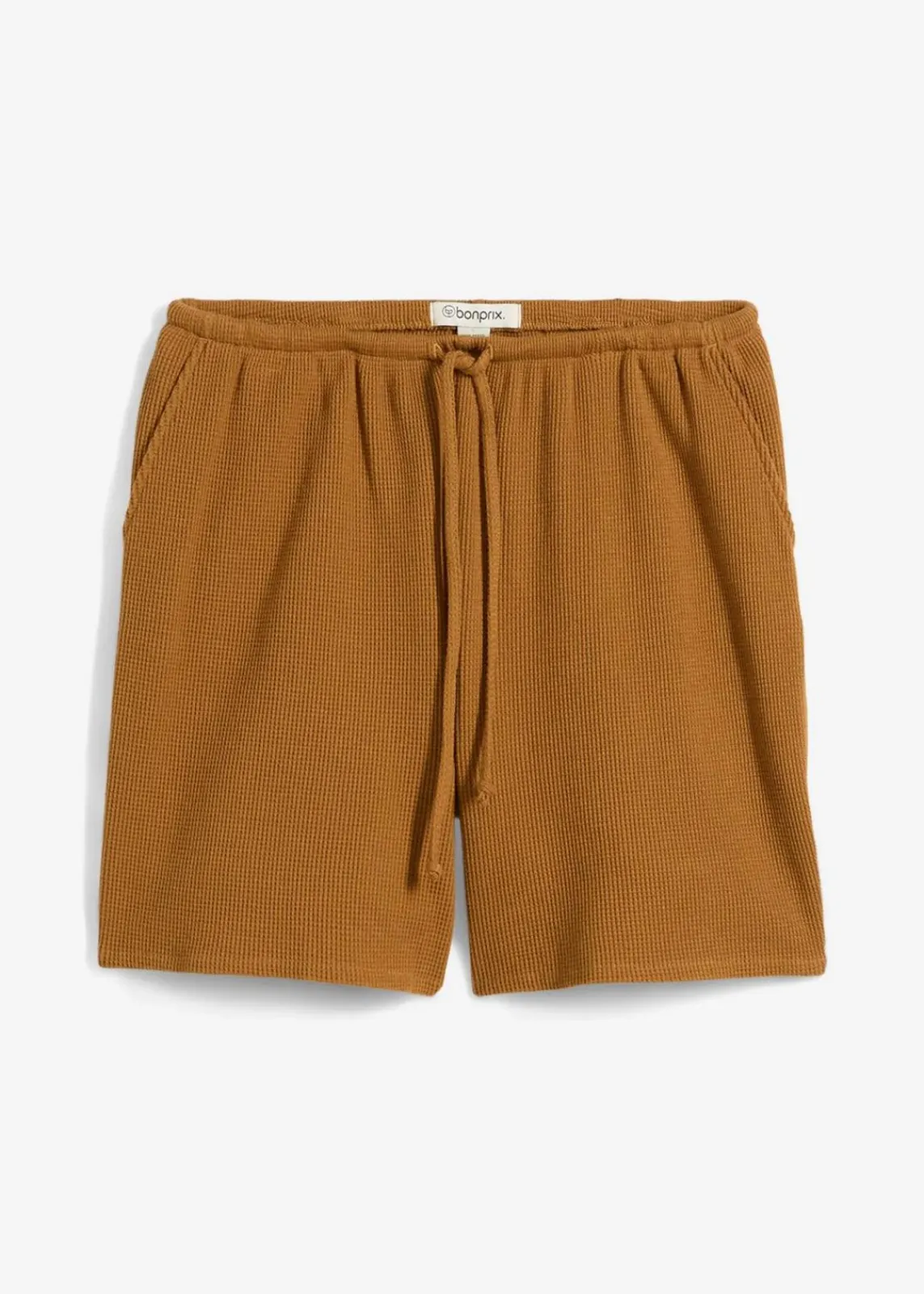 bonprix Bekleidung·Outdoorbekleidung|Bekleidung·Kleider^Strukturshorts aus reiner Baumwolle cognac braun