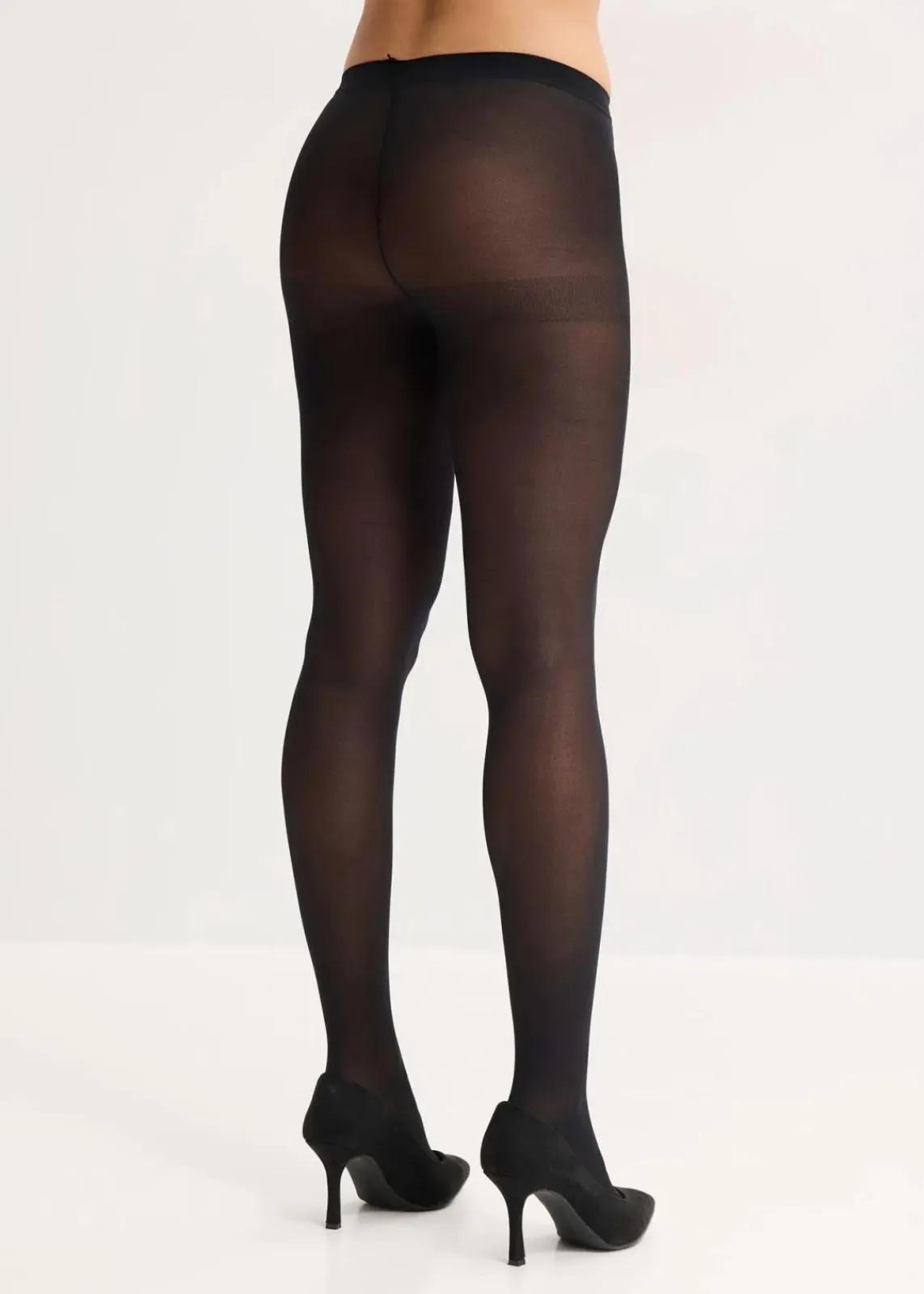 bonprix Wäsche·Socken & Strumpfhosen|Nachhaltigere Materialien^Strumpfhose 50 DEN (2er Pack) schwarz+schwarz