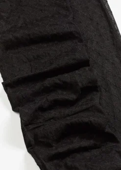 bonprix Wäsche·Socken & Strumpfhosen|Socken & Strumpfhosen^Strumpfhose 30den mit gepunktetem Netzmuster schwarz