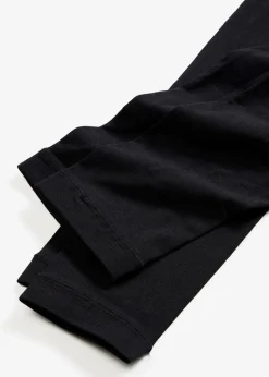 bonprix Wäsche·Socken & Strumpfhosen|Bekleidung·Kleider^Strumpfleggings mit Komfortbund 50 DEN (2er-Pack) schwarz