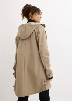 bonprix Bekleidung·Hosen|Jacken & Mäntel^Super Stretch Softshell-Parka, wasserabweisend new khaki
