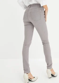 bonprix Jeans|Bekleidung·Shirts & Tops^Super-Stretch-Jeans aus leichtem Material grau denim