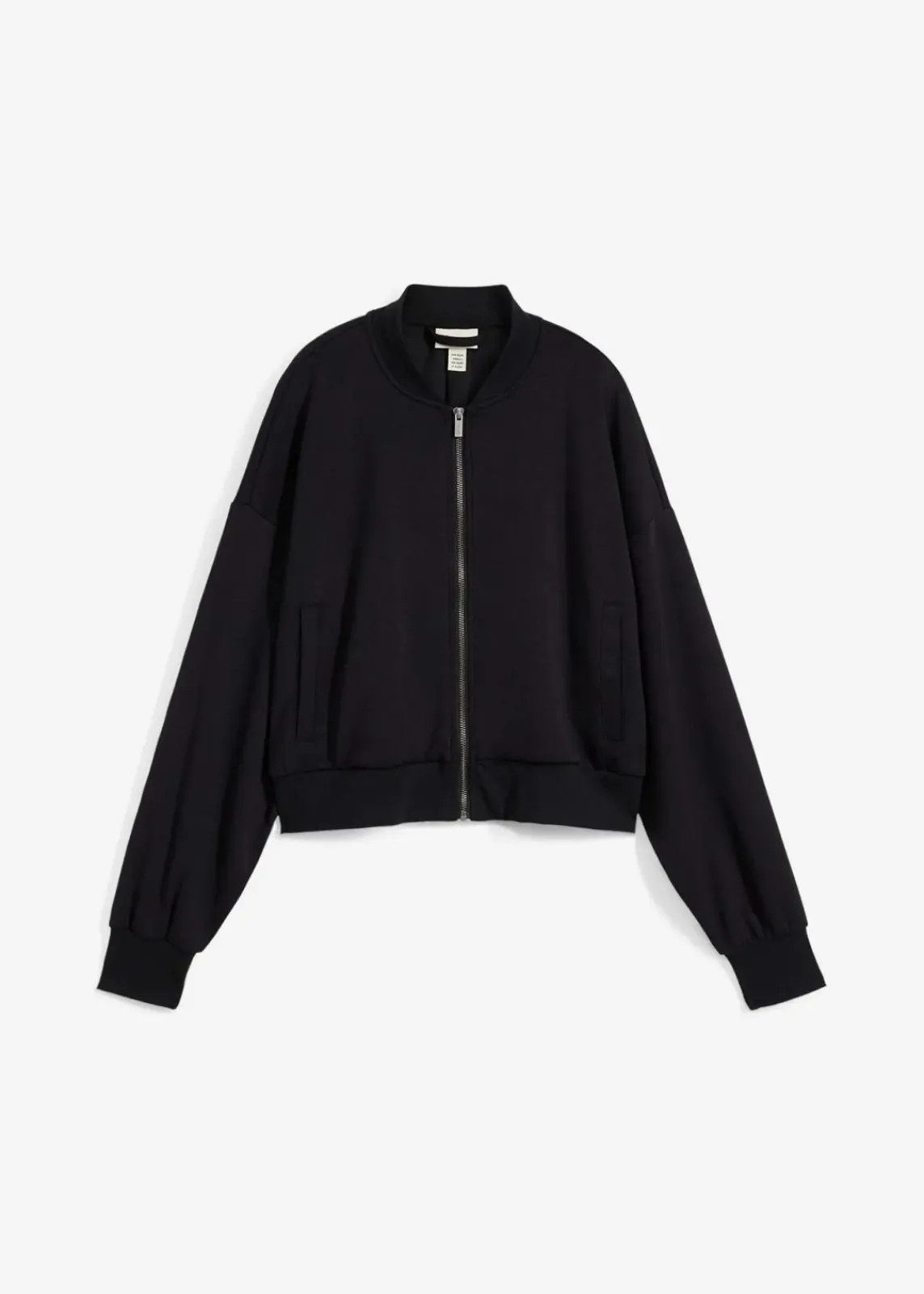 bonprix Bekleidung·Hosen|Jacken & Mäntel^Sweatblouson aus softem Viskose-Mix schwarz