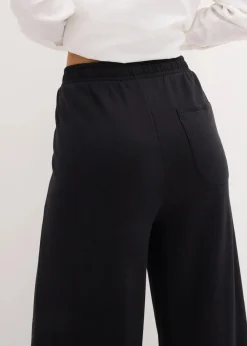 bonprix Bekleidung·Blusen & Tuniken|Bekleidung·Kleider^Sweathose aus Baumwoll-Mix schwarz