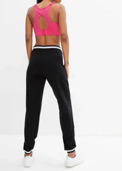 bonprix Bekleidung·Blusen & Tuniken|Bekleidung·Kleider^Sweathose aus elastischem Baumwoll-Mix schwarz
